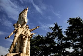 丛台公园工农兵雕塑